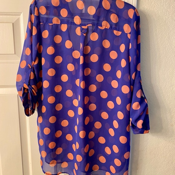 Women’s sheer high-low top - Picture 11 of 11